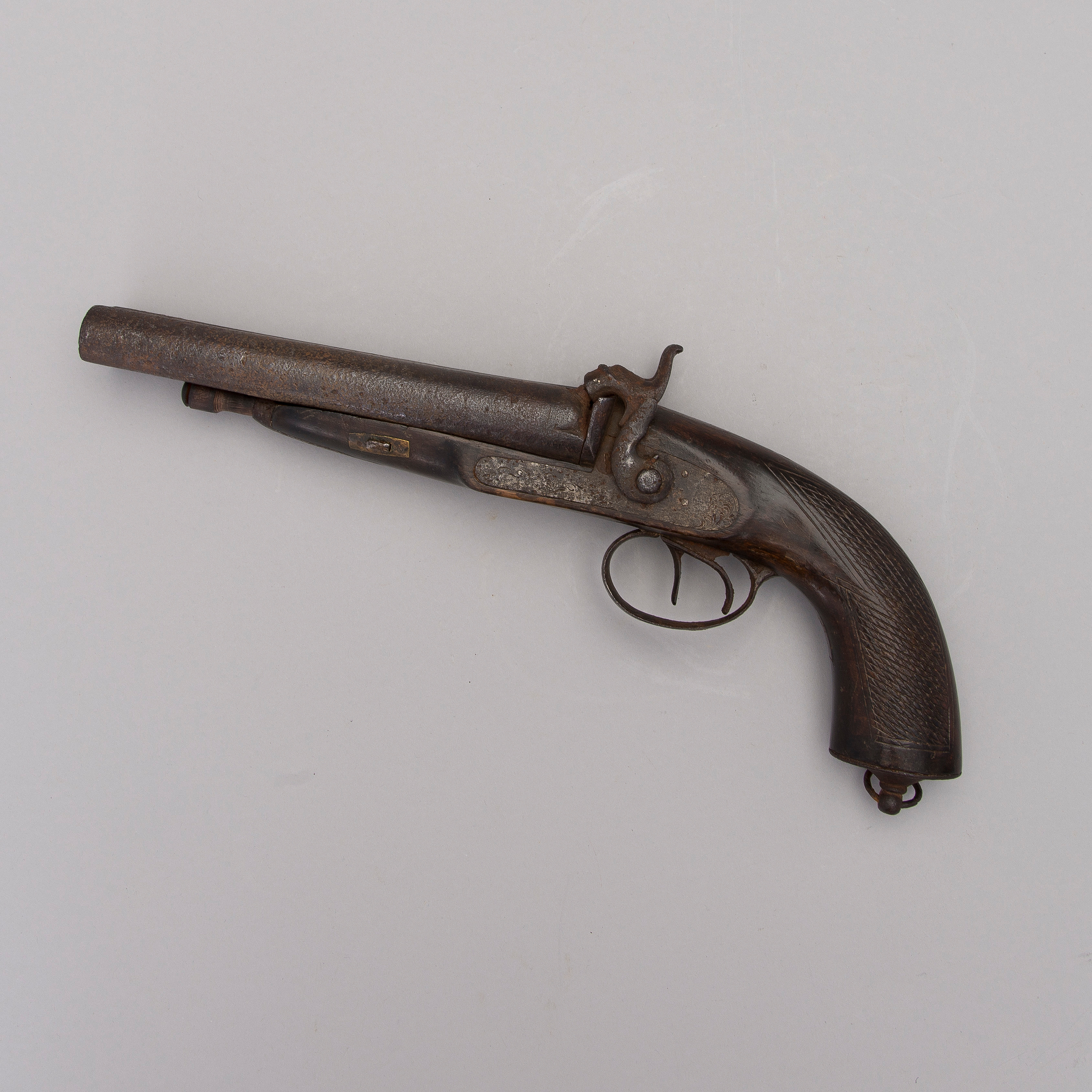 A Central European percussion lock pistol from the first half of the