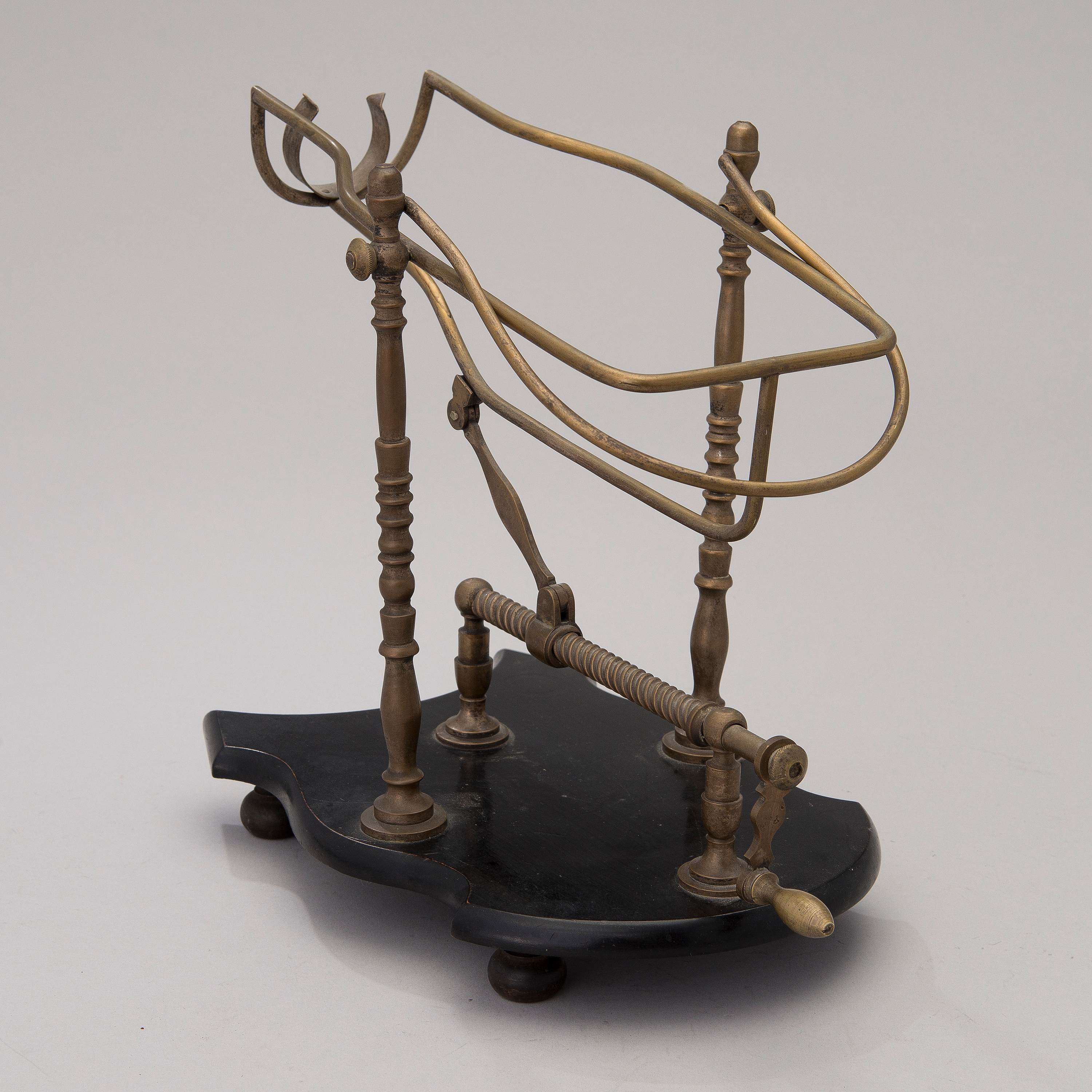Mechanical Wine Decanting Cradle, Europe, early 20th Century. Bukowskis