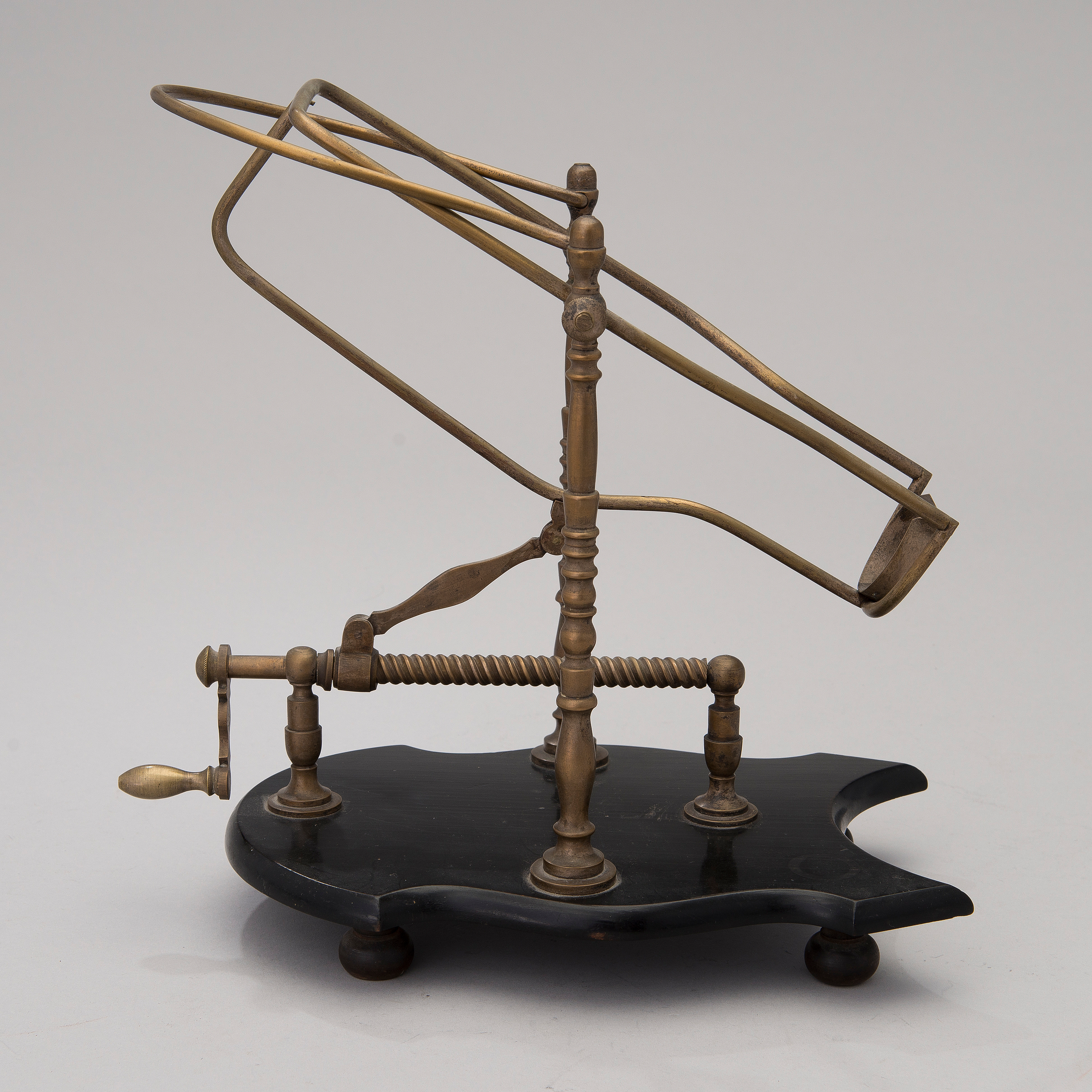 Mechanical Wine Decanting Cradle, Europe, early 20th Century. Bukowskis