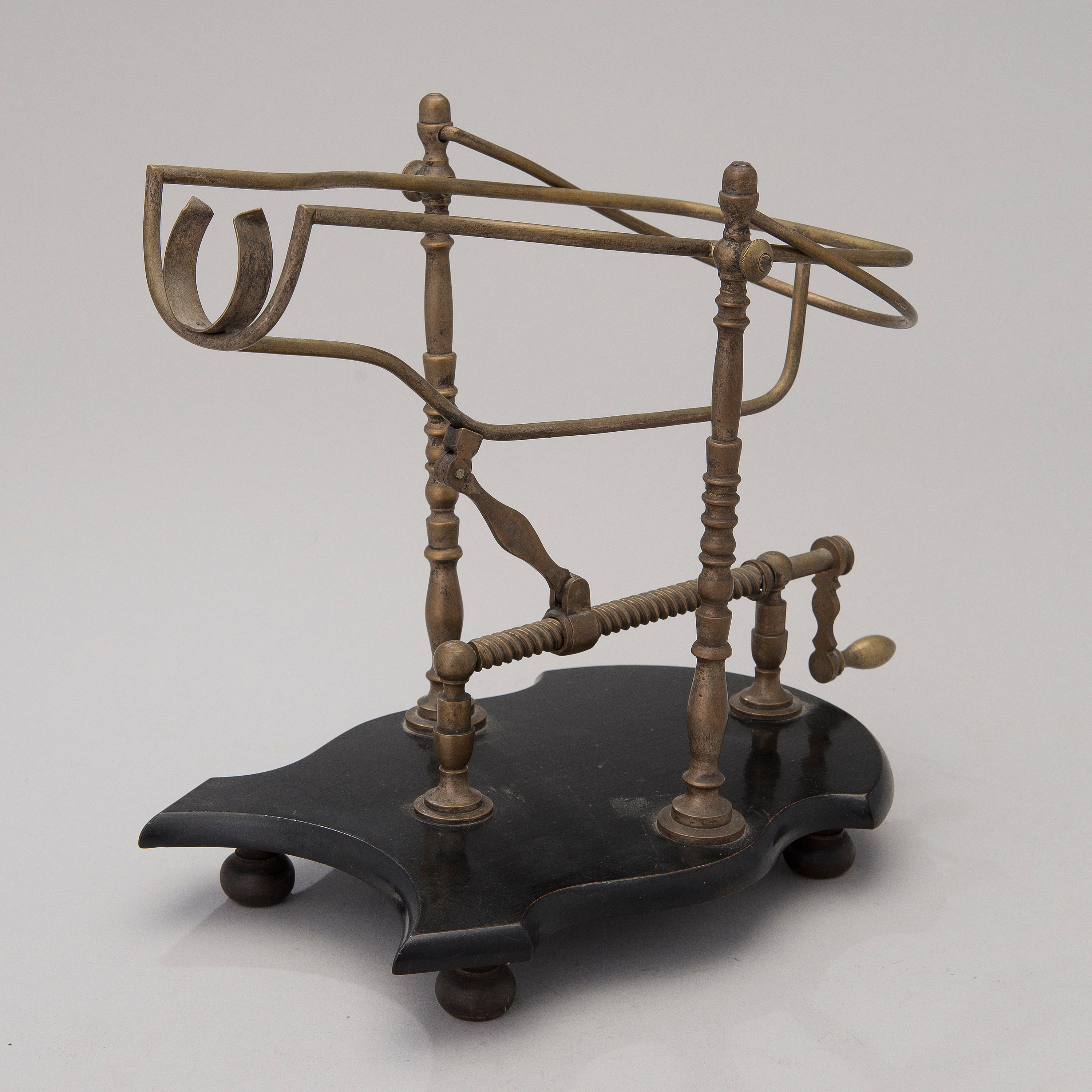 Mechanical Wine Decanting Cradle, Europe, early 20th Century. Bukowskis
