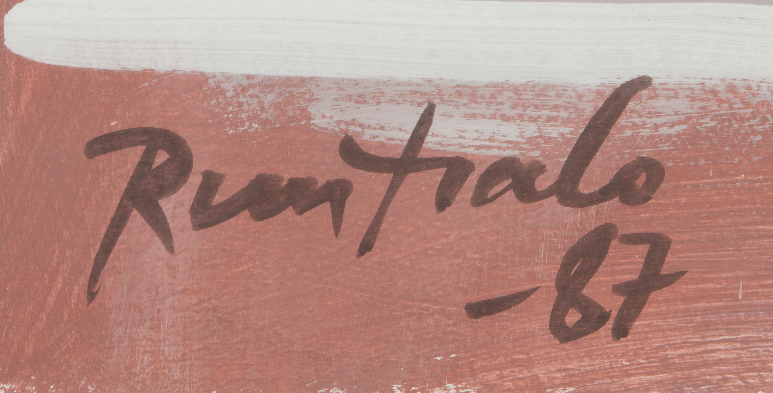 EINO RUUTSALO, acrylic on paper, signed and dated 87. Bukowskis