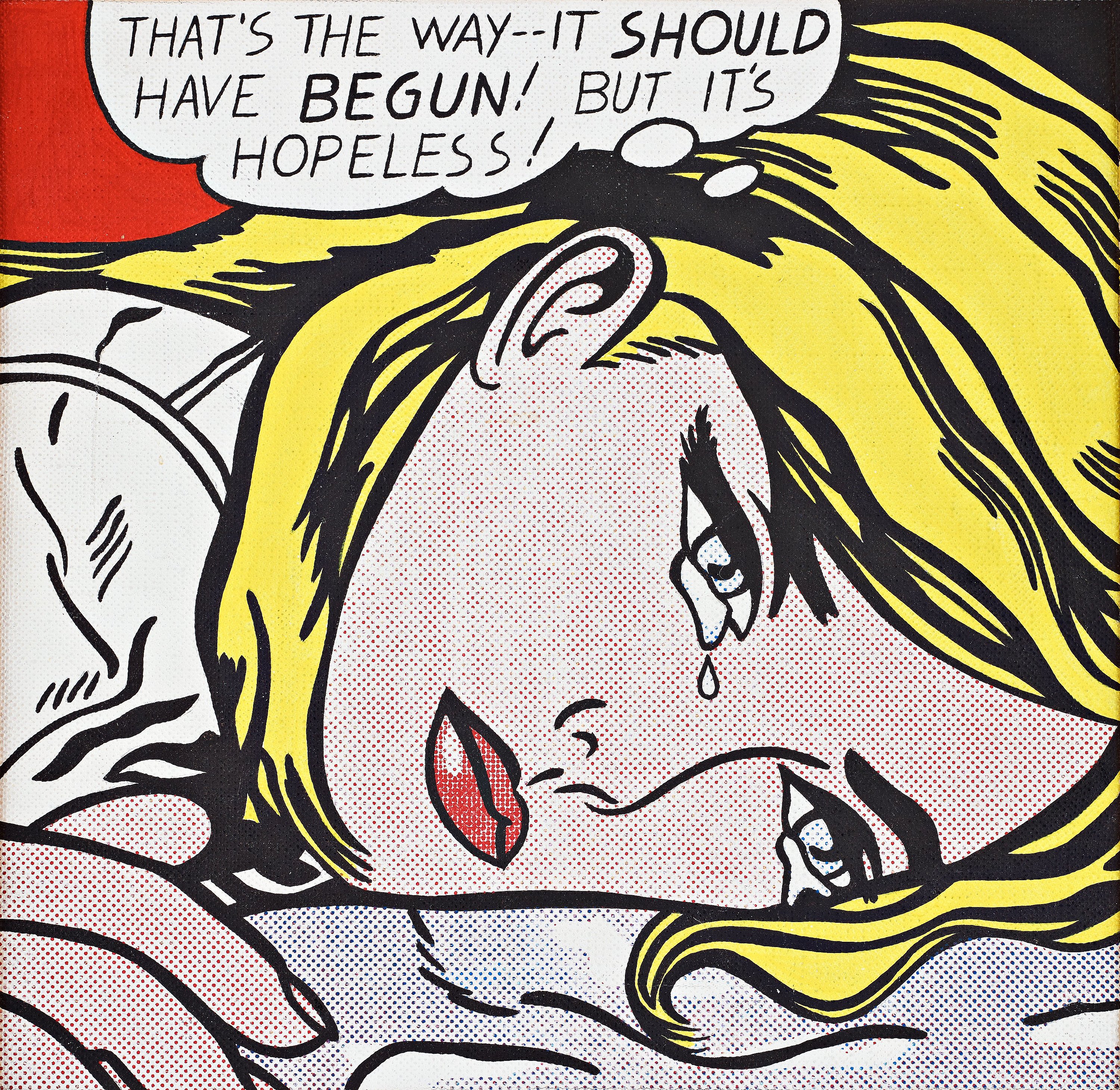 Richard H Pettibone Roy Lichtenstein Hopeless 1963 Bukowskis