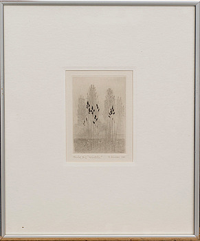 GUNNAR NORRMAN, drypoint signed and numbered. - Bukowskis