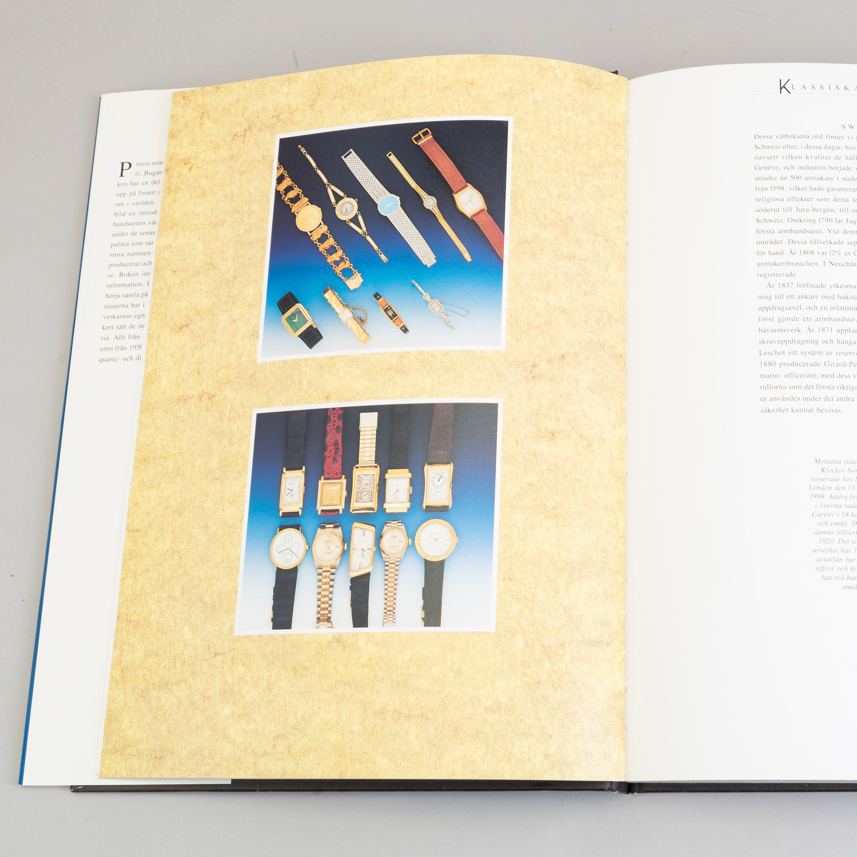 A set of 3 books about watches. Bukowskis