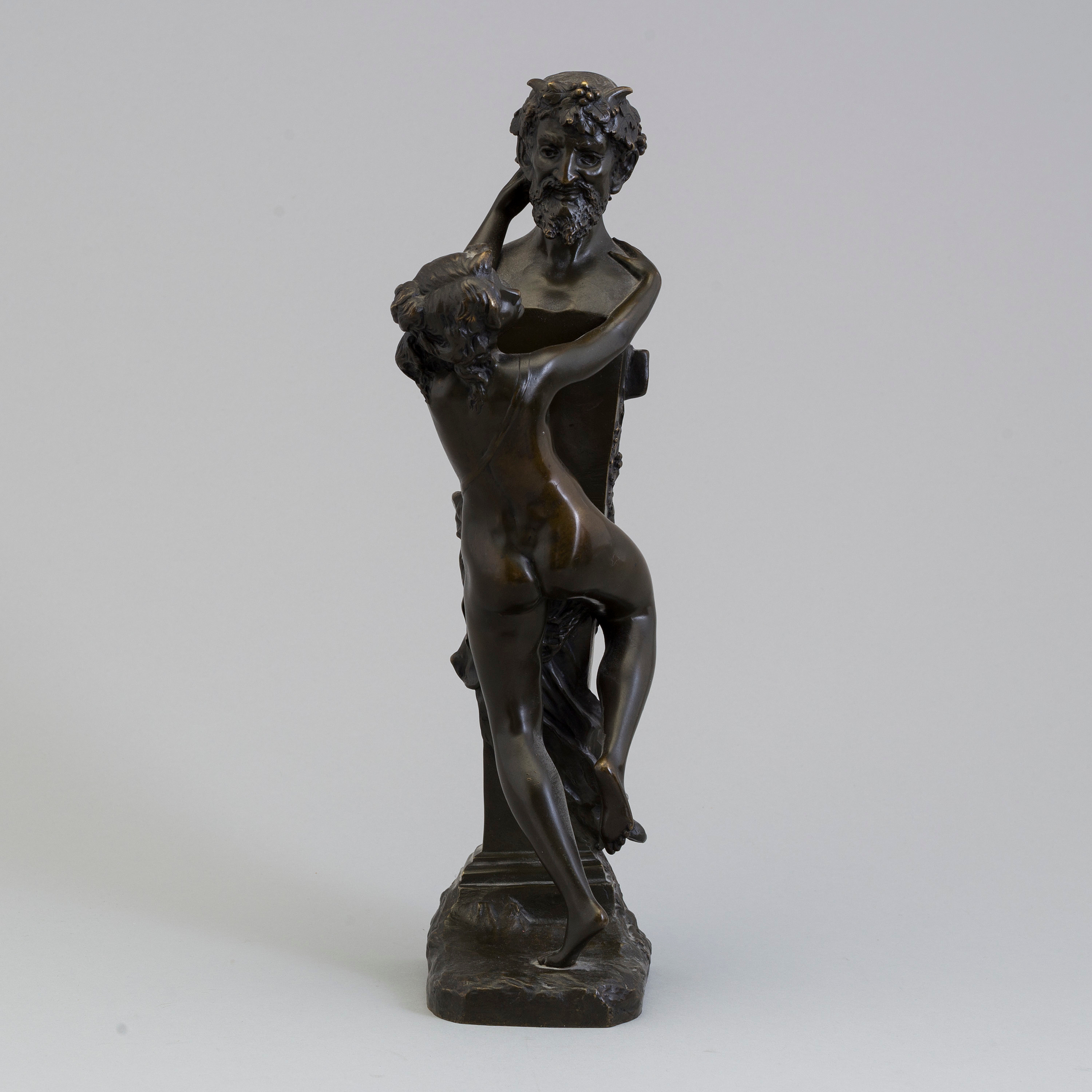 CLAUDE MICHEL CLODION, bronze sculpture, late 19th century. Bukowskis