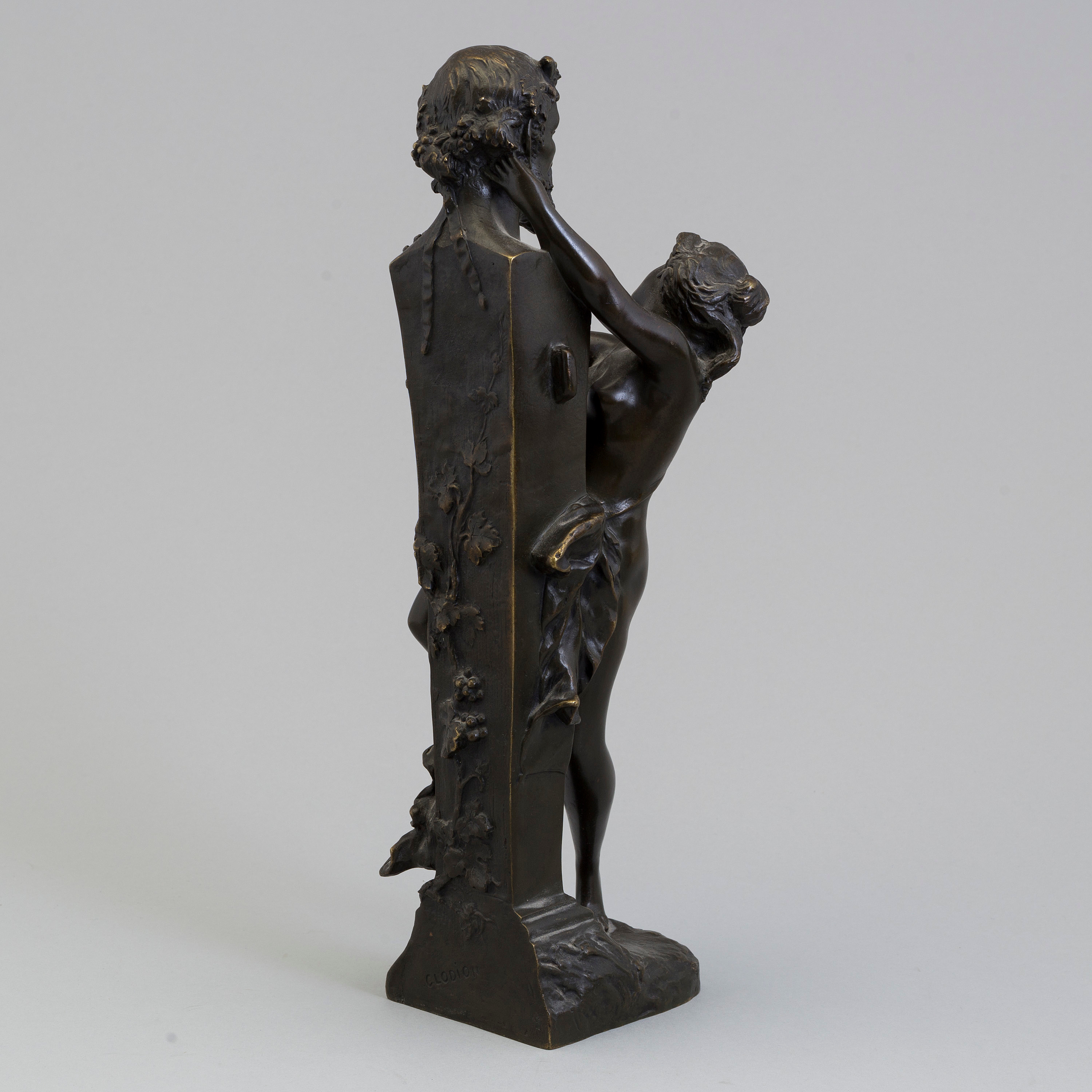 CLAUDE MICHEL CLODION, bronze sculpture, late 19th century. Bukowskis