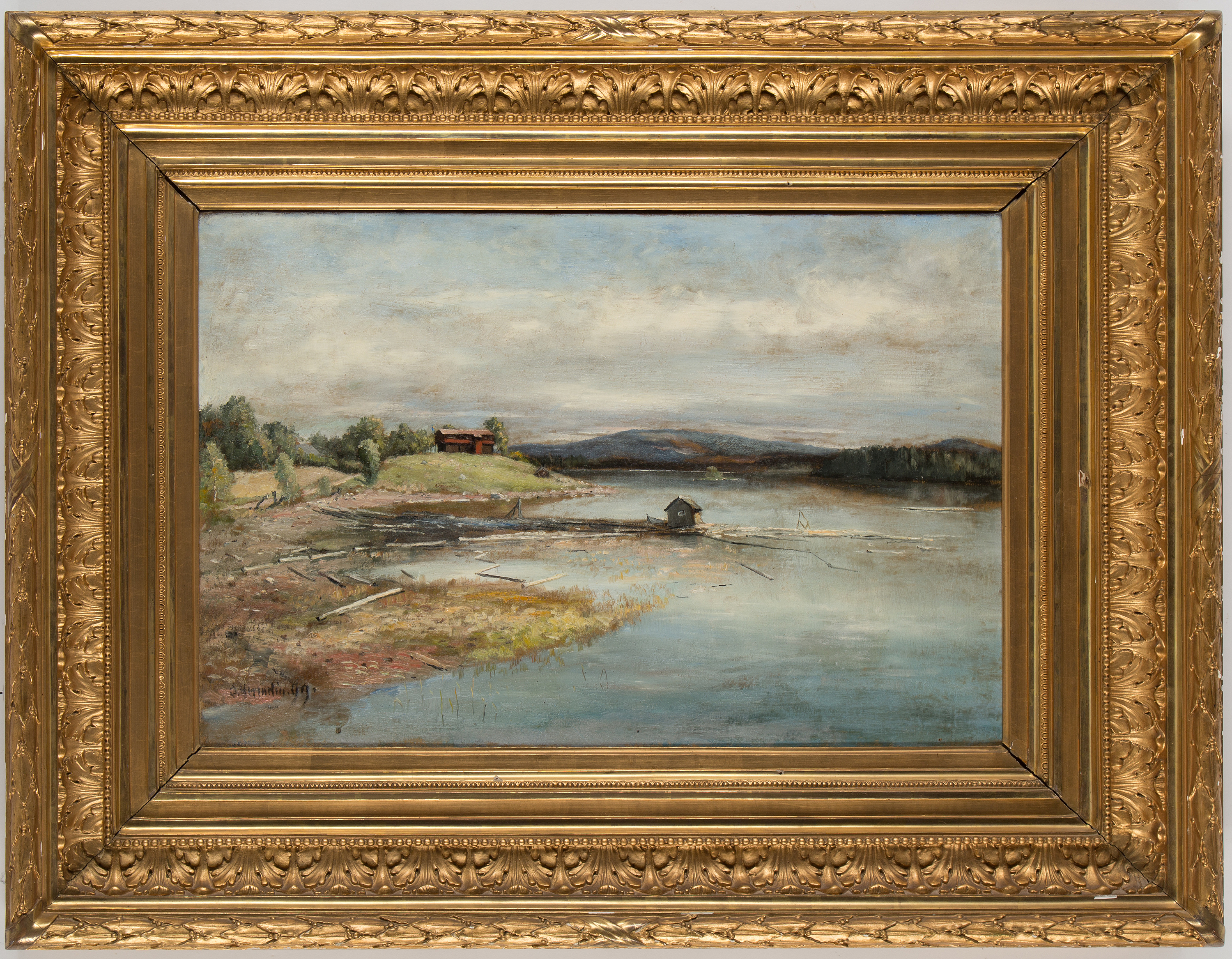 OLOF HERMELIN, an oil on canvas. Signed and dated 1899. - Bukowskis