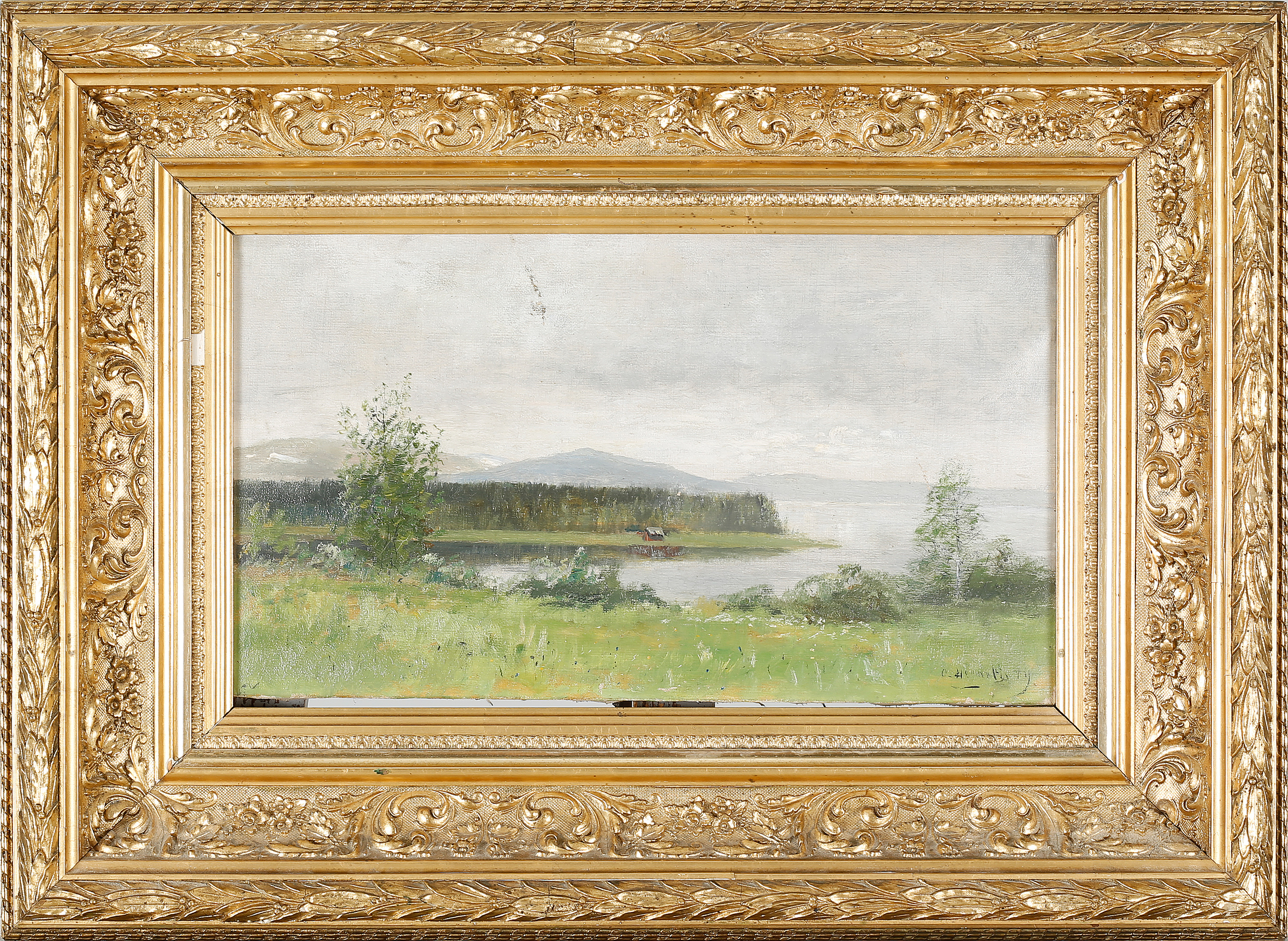 oil on canvas, signed and dated -89. - Bukowskis