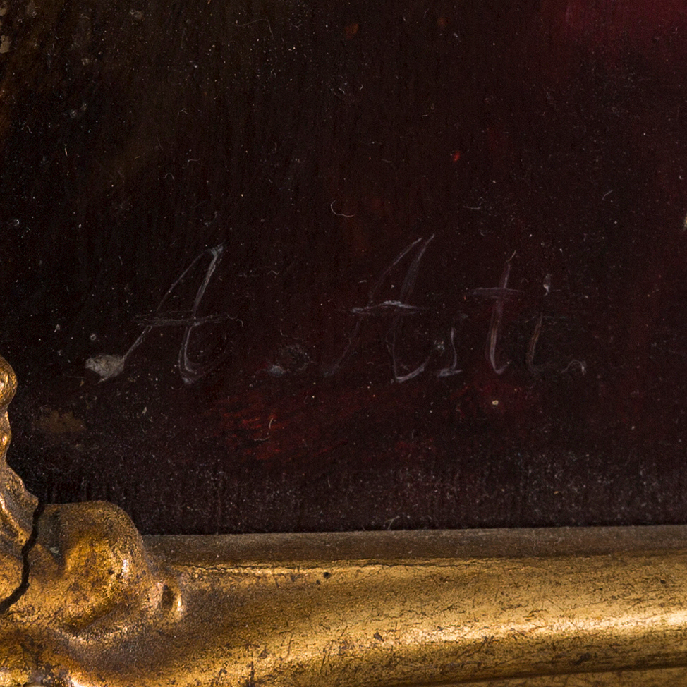 ANGELO ASTI, oil on panel signed. - Bukowskis