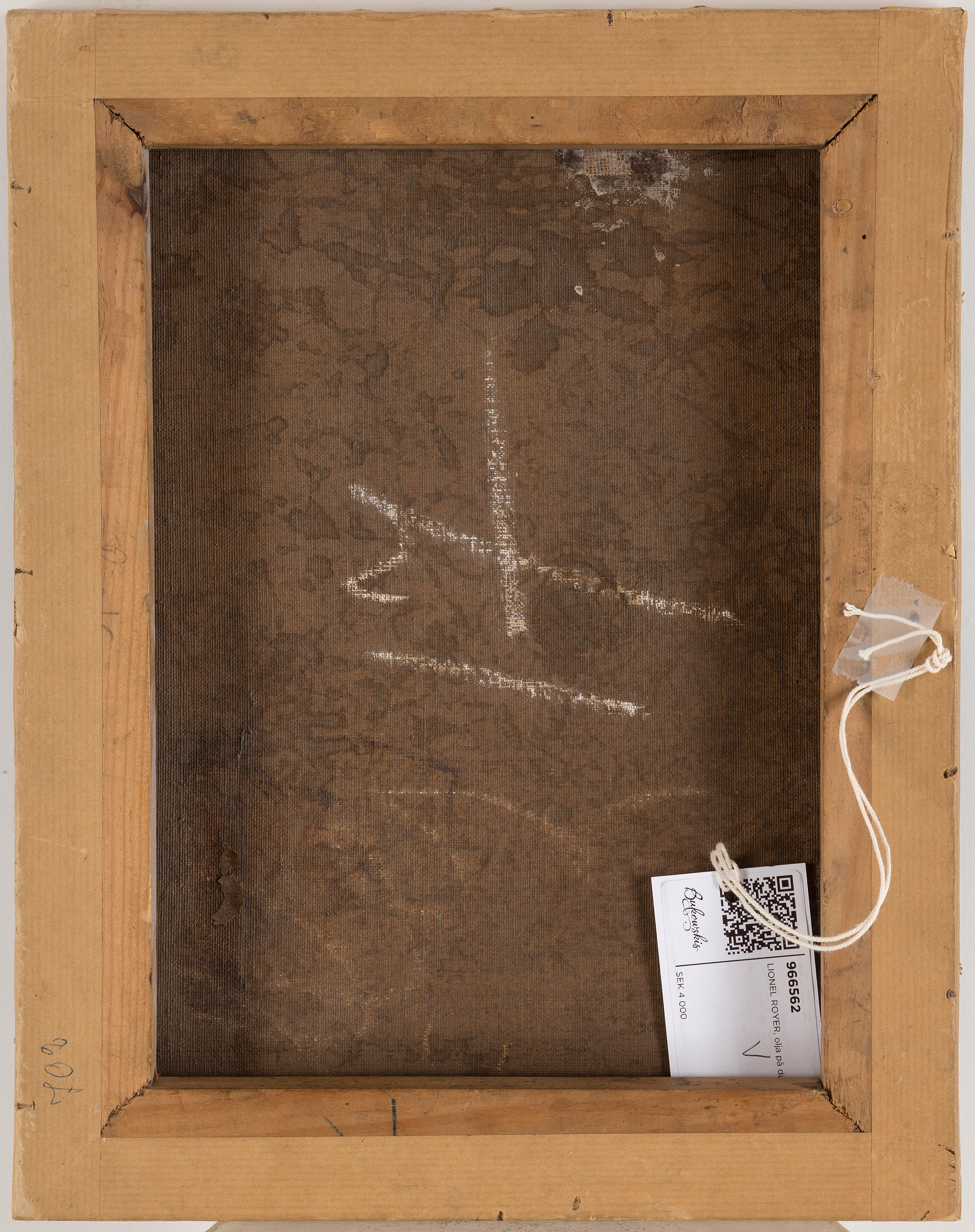 Lionel Royer, an oil on canvas. Signed. Bukowskis