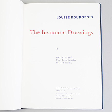 BOKKS, Louise Bourgeois: The Insomnia Drawings, 2 vol ...