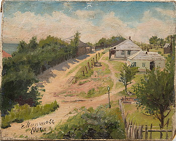 OIDENTIFIED ARTIST, oil on canvas, signed and dated 1904. - Bukowskis