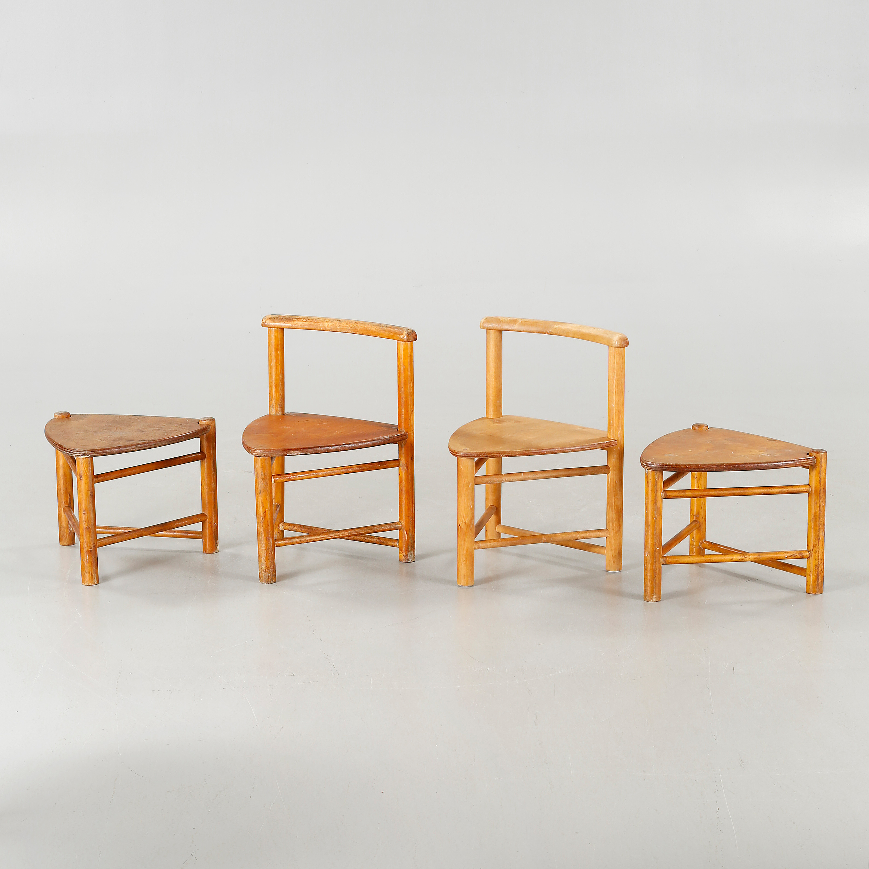Five children furnitures, designed by Elis for Firm Runt & Sunt