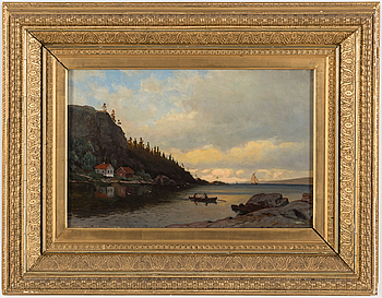 UNKNOWN ARTIST, oil on canvas, signed P. Thurman. - Bukowskis