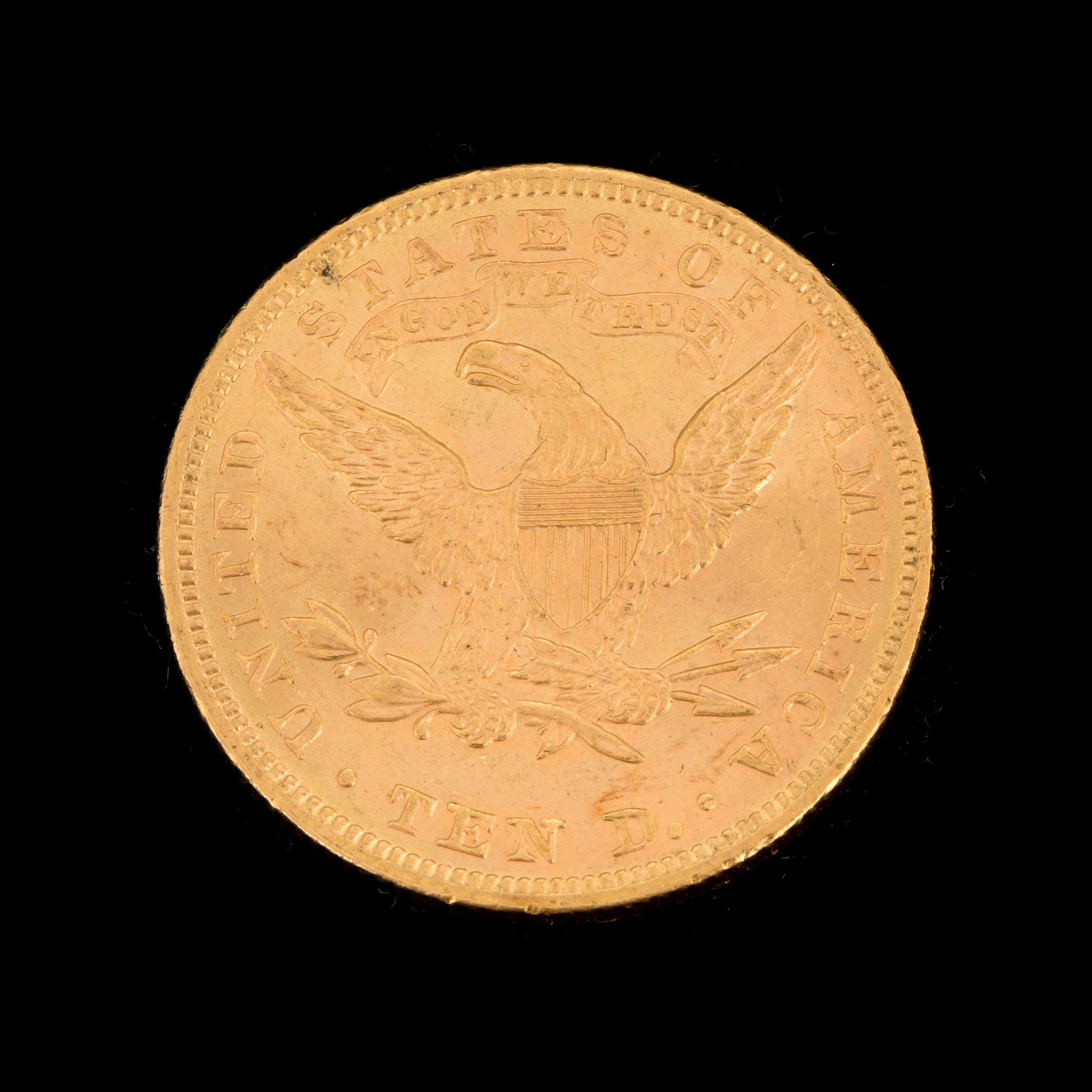 TEN DOLLARS GOLD COIN from 1894. Weight ca 17 grams. - Bukowskis
