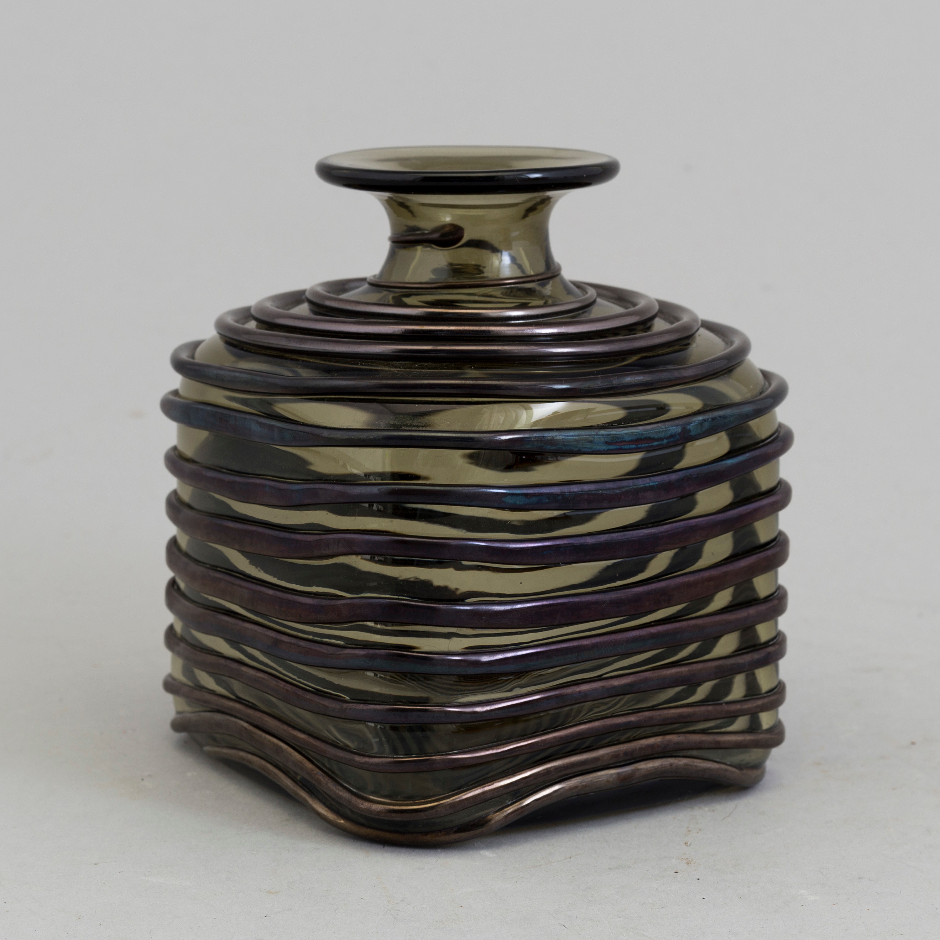 PAOLO VENINI, tillskriven, karaff, glas, signerad venini, murano