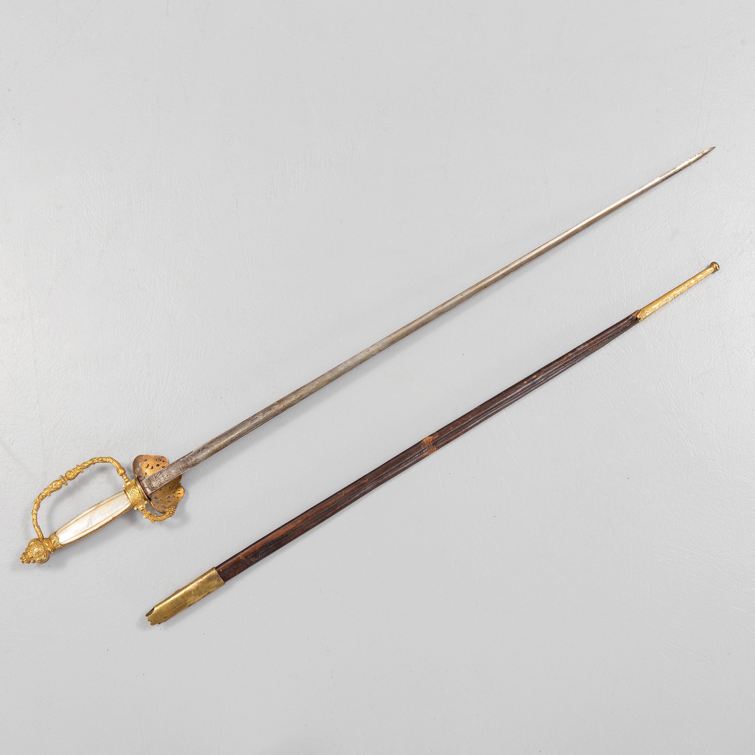 A Swedish firts half of the 19th century small sword. - Bukowskis