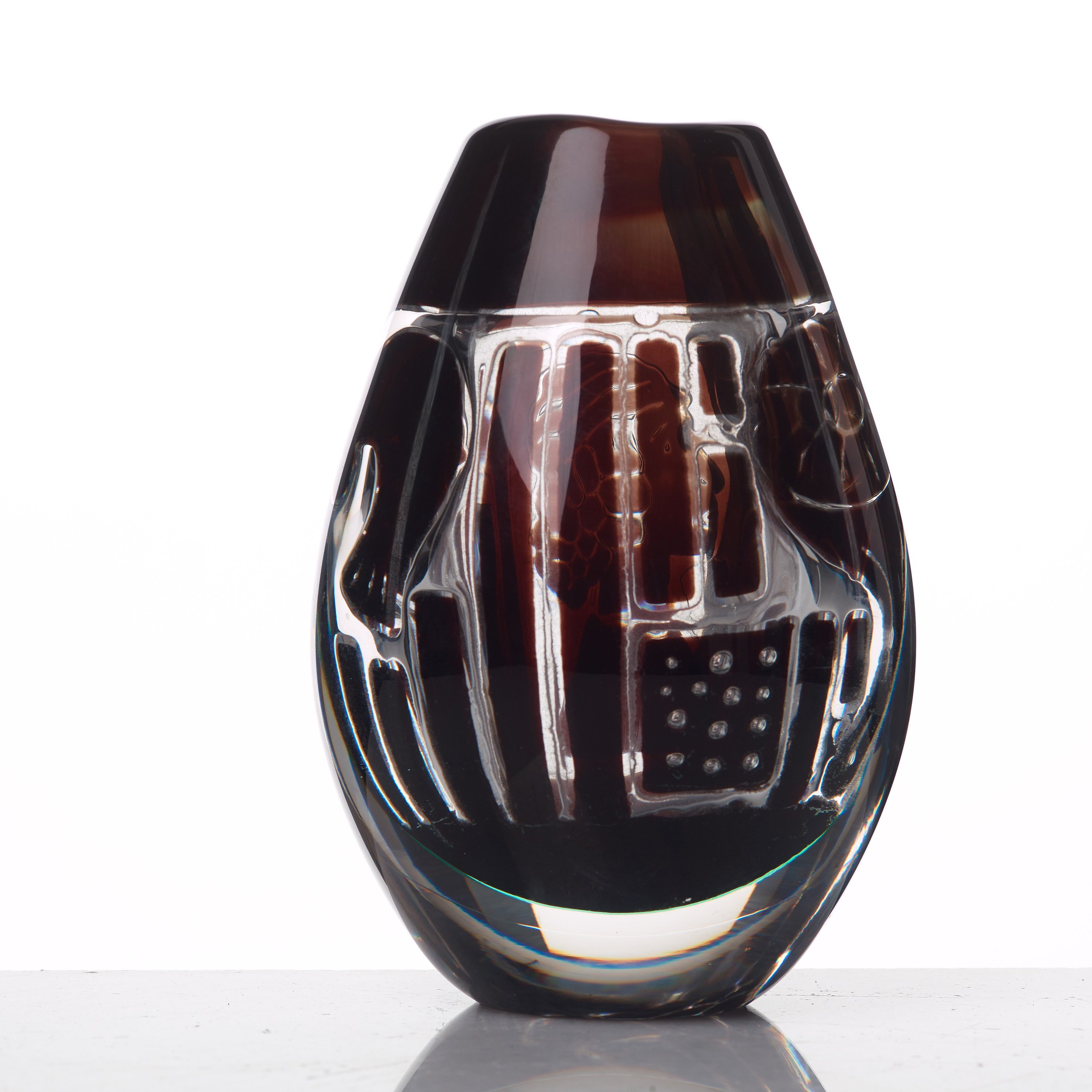 Edvin Ohrstrom An Ariel Vase Orrefors 1968 Bukowskis