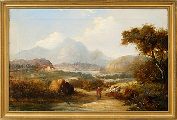 UNKNOWN ARTIST, oil on canvas, signed Nobel, 19th century. - Bukowskis