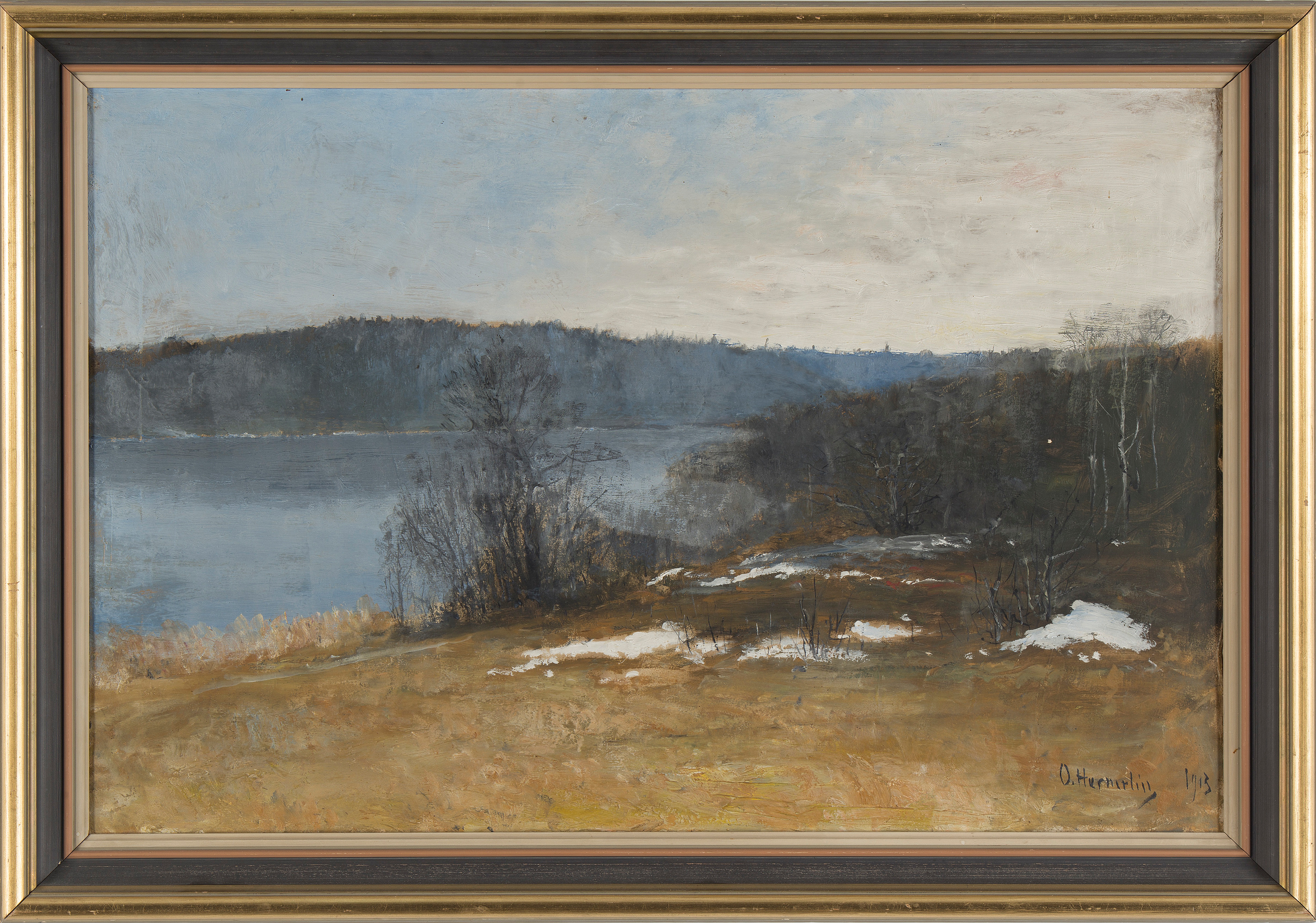 OLOF HERMELIN, Oil on canvas, signed and dated 1913. - Bukowskis