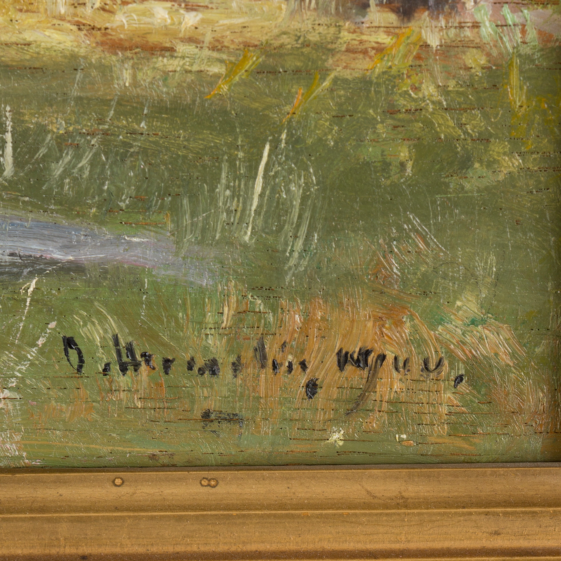 OLOF HERMELIN, oil on panel, signed and dated 1900. - Bukowskis
