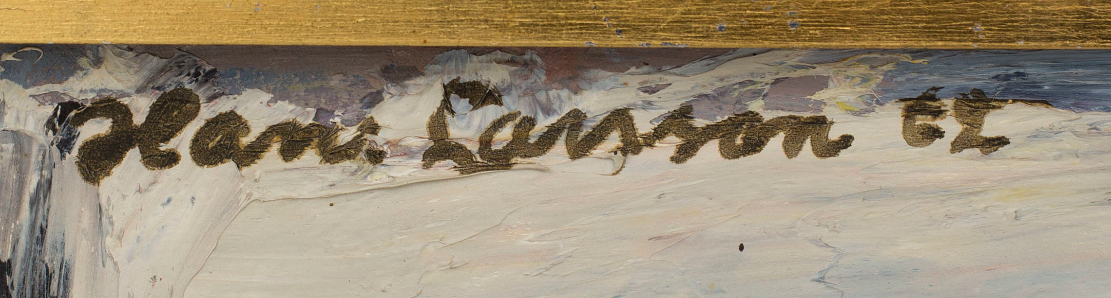 HANS LARSSON signed painting 62 Bukowskis