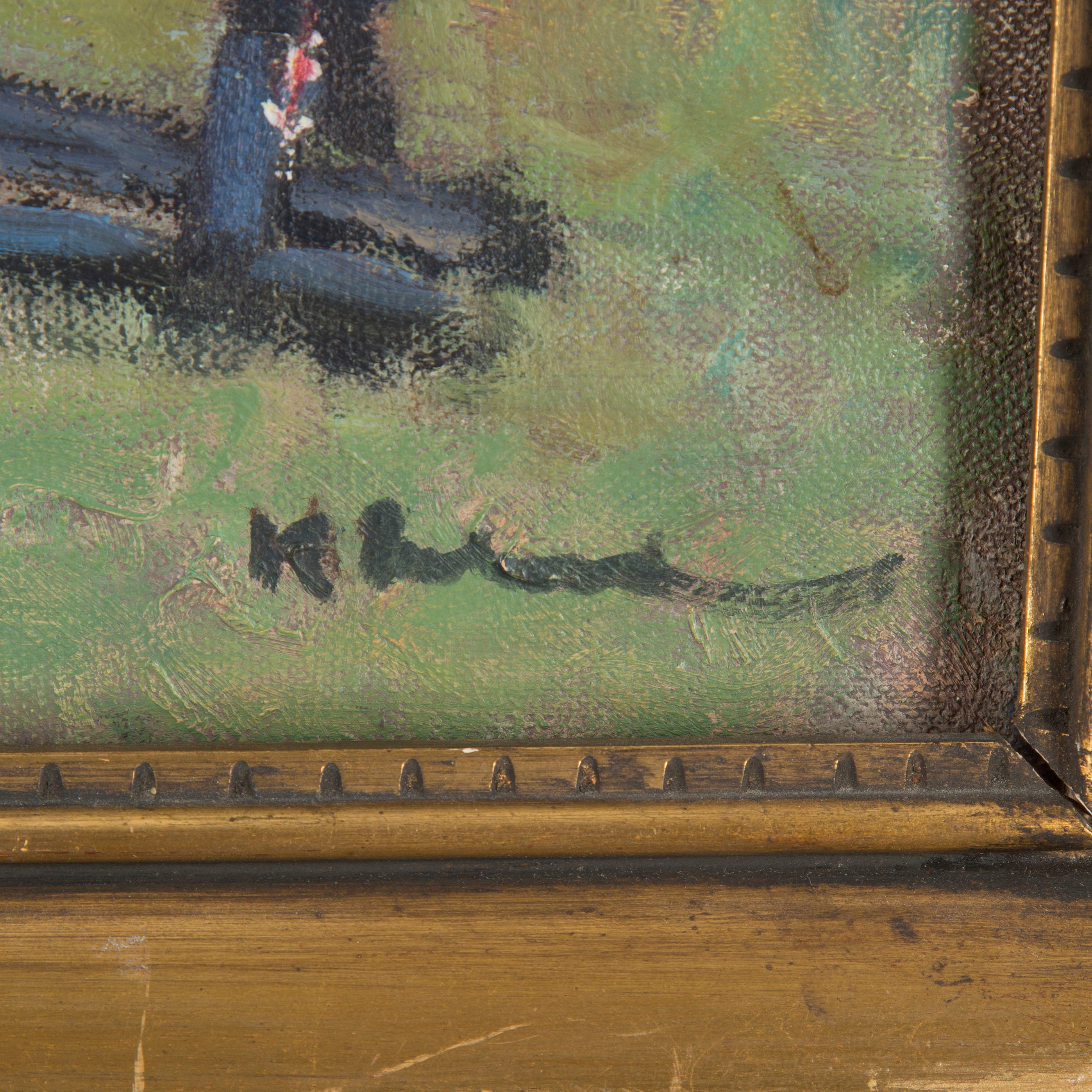 UNIDENTIFIED ARTIST, oil on canvas, signed. - Bukowskis