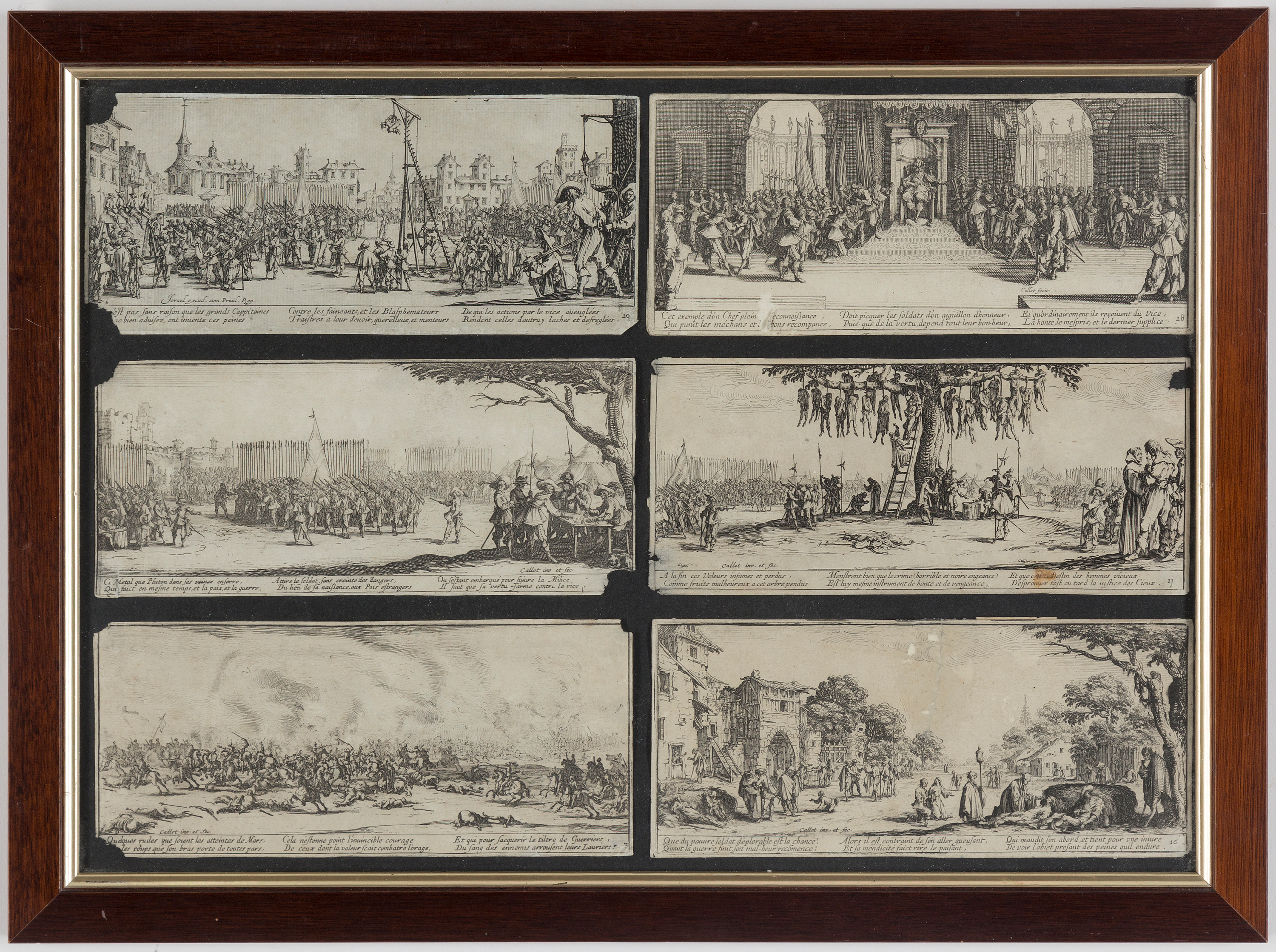 JACQUES CALLOT After Six Engravings Bukowskis