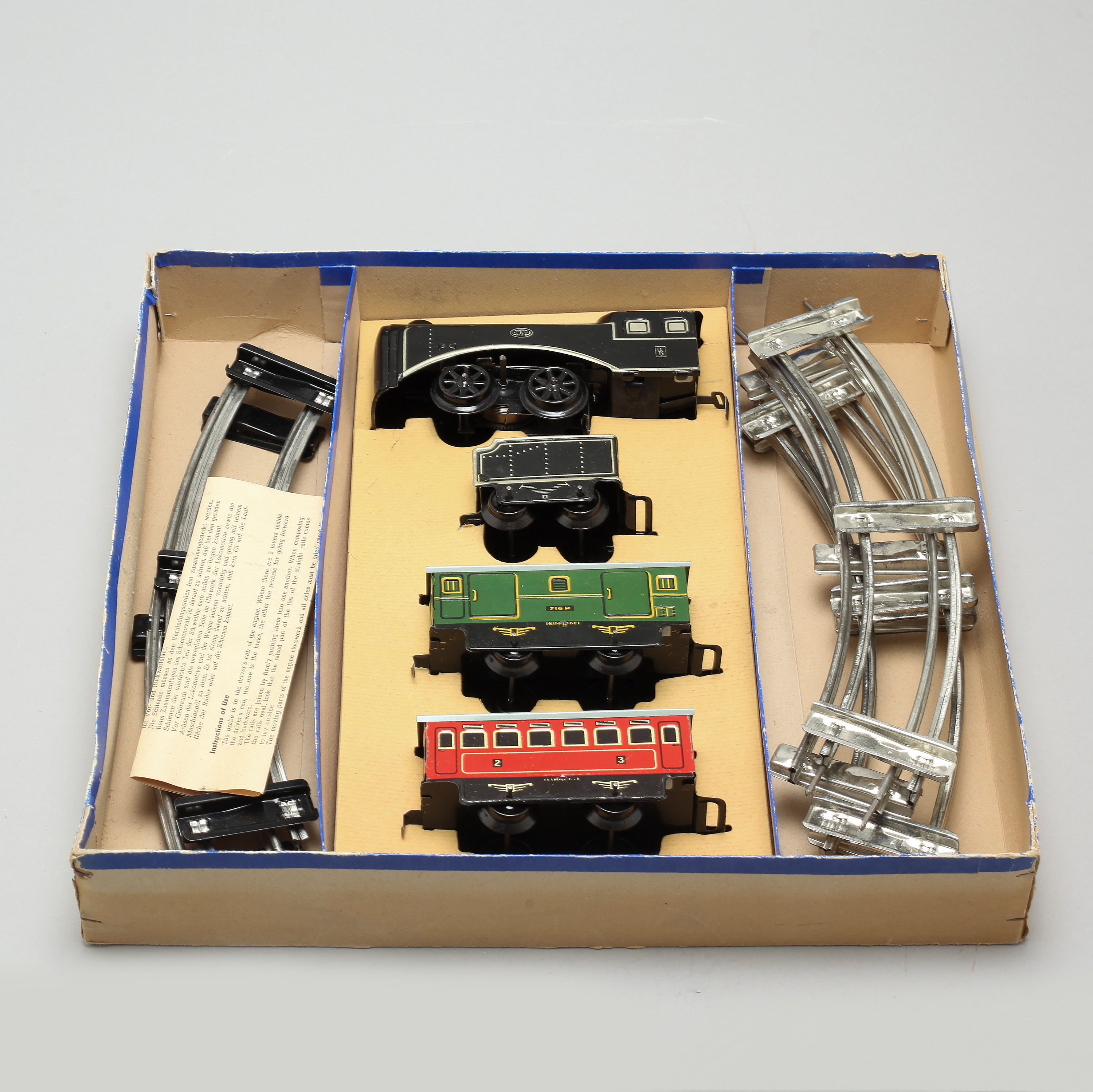 COFFRET TRAIN MECANIQUE KARL BUB DE 1930 EN 0
