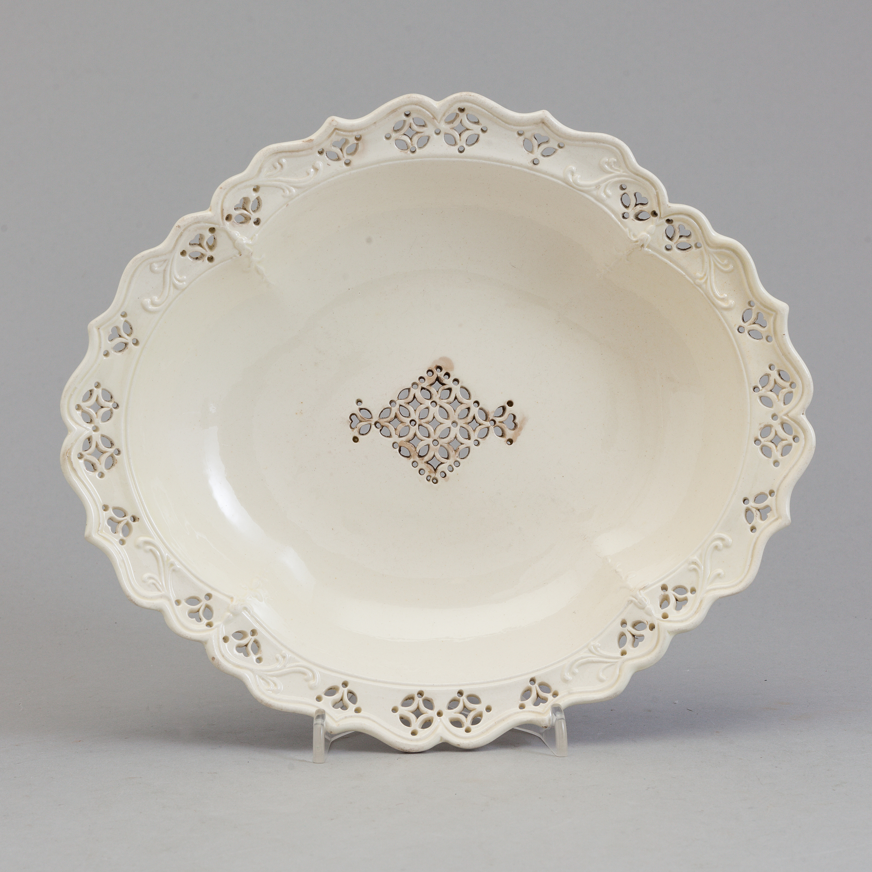 Mid Century Black + Creme Dish main image 0